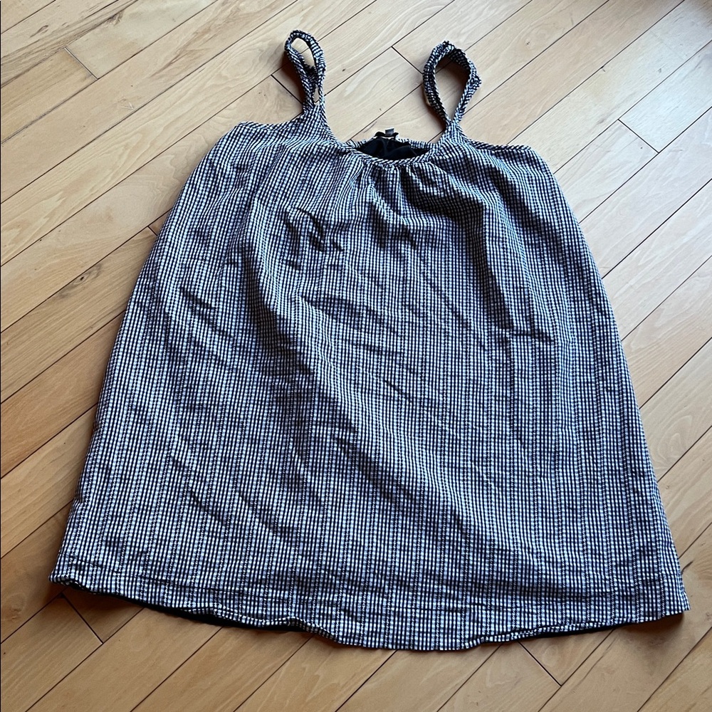 The nines by hatch gingham print cotton dress - Picture 8 of 9
